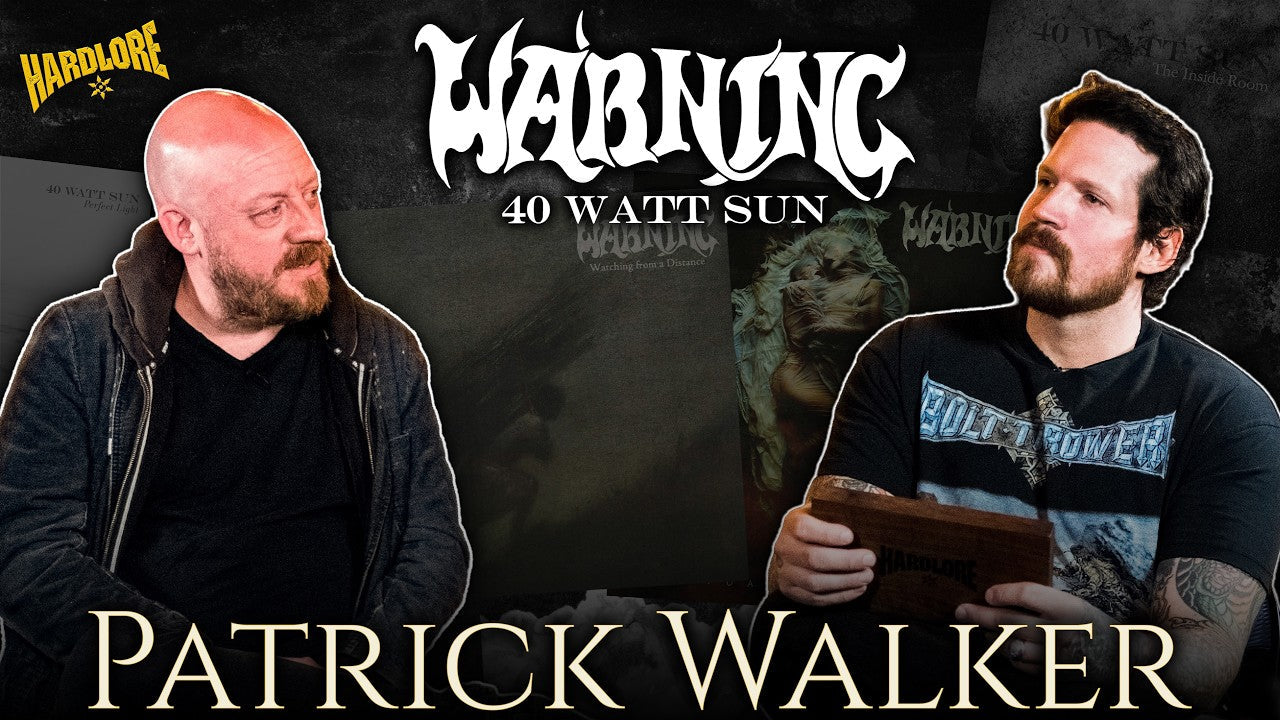 Patrick Walker of WARNING & 40 Watt Sun’s First Ever On-Screen Interview (HardLore)