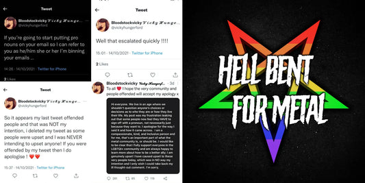 Hell Bent For Metal address the Bloodstock director’s transphobic tweeting