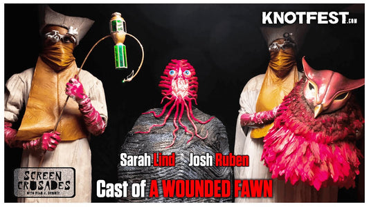 A WOUNDED FAWN stars Sarah Lind &amp; Josh Ruben talk the film's creation