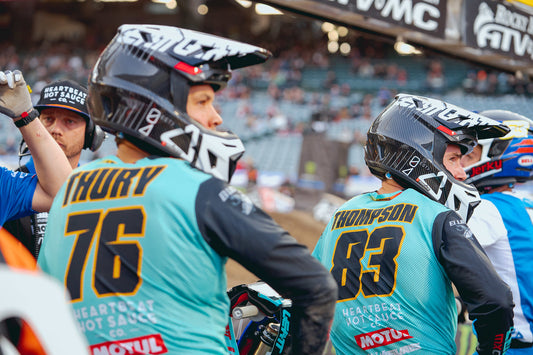 Team Solitaire battles soggy SoCal weather for an eventful start to 2023 at Monster Energy Supercross