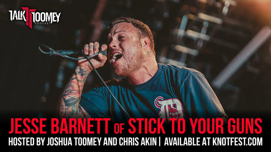 Jesse Barnett of Stick to Your Guns on the upcoming record Spectre on the latest episode of Talk Toomey