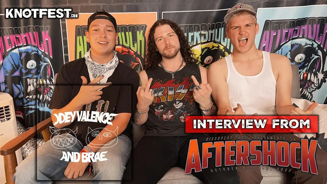 JOEY VALENCE & BRAE on their unique genre-blending at AFTERSHOCK FESTIVAL