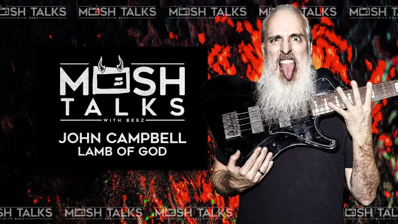 Lamb of God’s John Campbell discusses the band’s upcoming livestreaming doubleheader on Mosh Talks