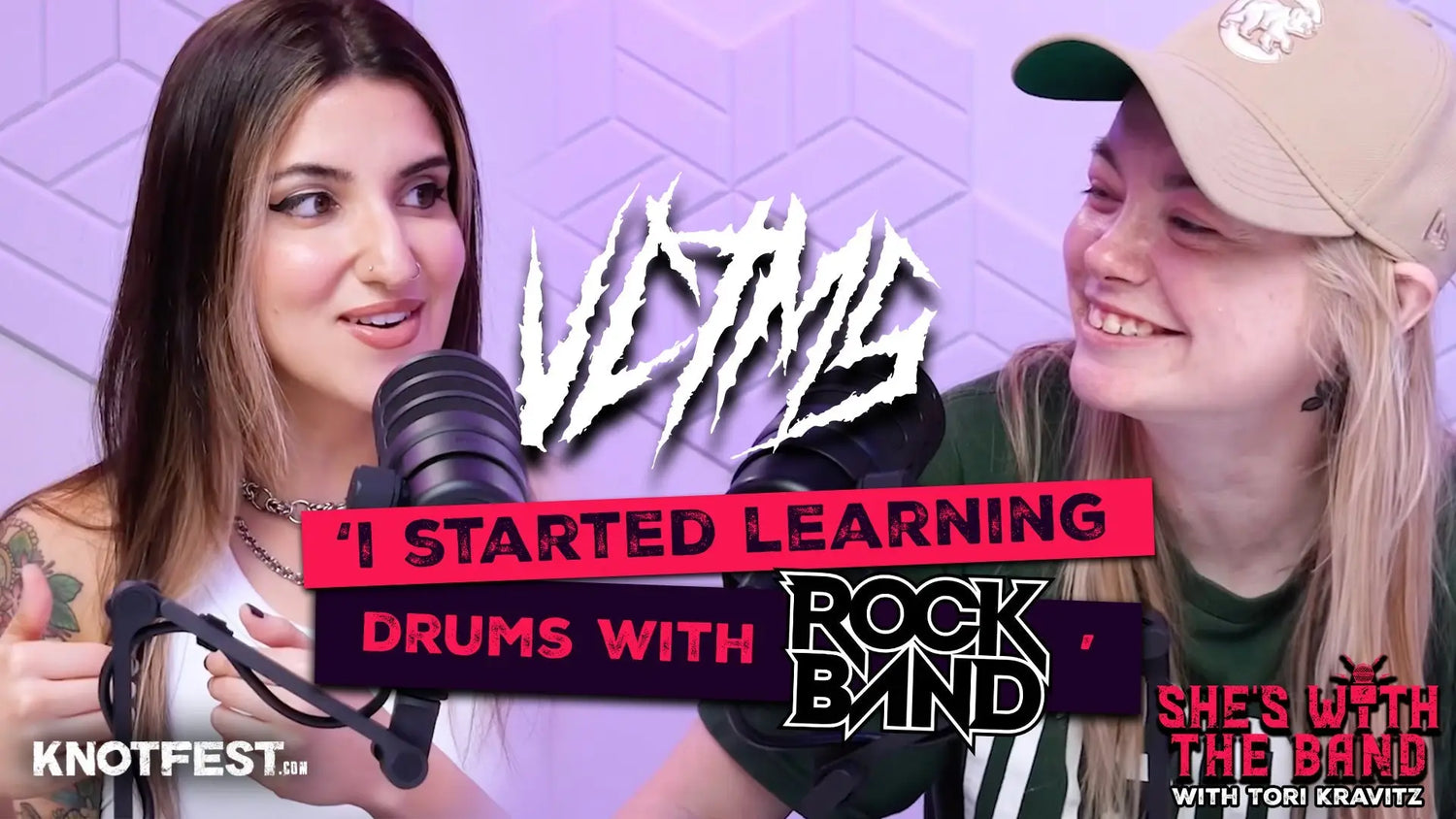 Learning Drums on ROCK BAND? MEREDITH HENDERSON (VCTMS) on She’s With The Band