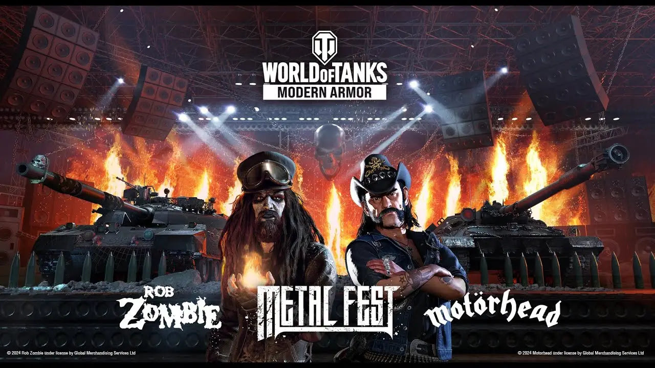 Lemmy and Rob Zombie Are Now Playable Characters In ’World Of Tanks Modern Armor’