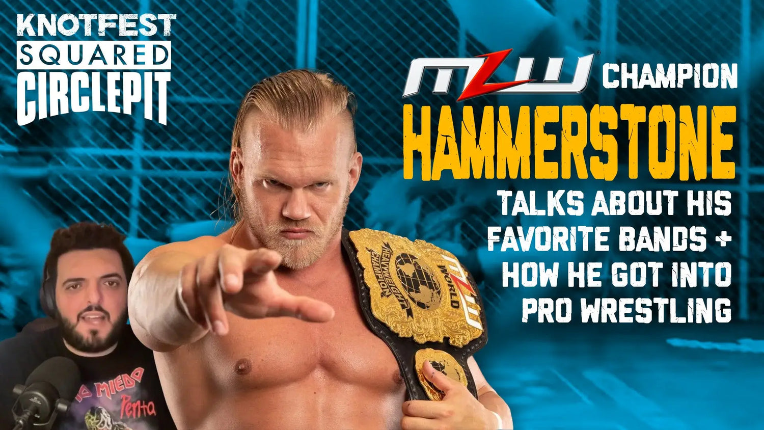 MLW Champ Alex Hammerstone Wants To Team with Danzig Reveals Dream Match Scenario with Triple H on Squared Circle Pit