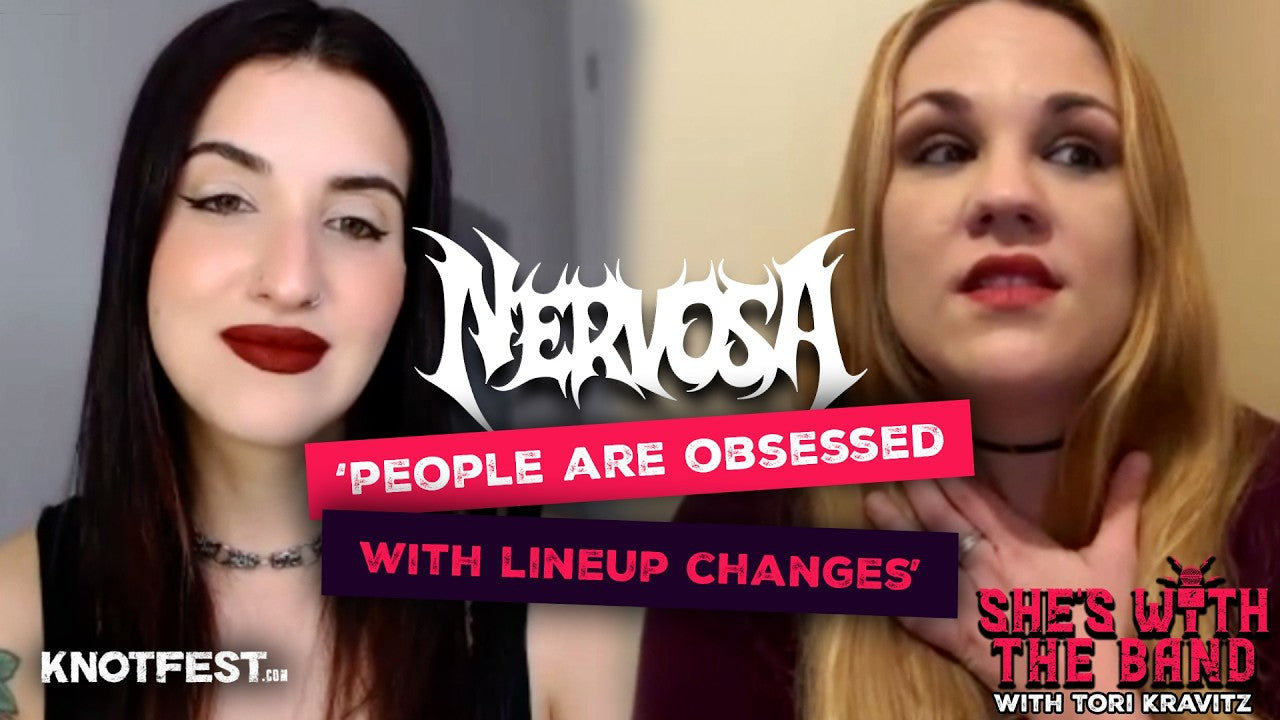NERVOSA's Lineup Changes | She's With The Band