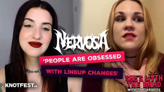 NERVOSA's Lineup Changes | She's With The Band