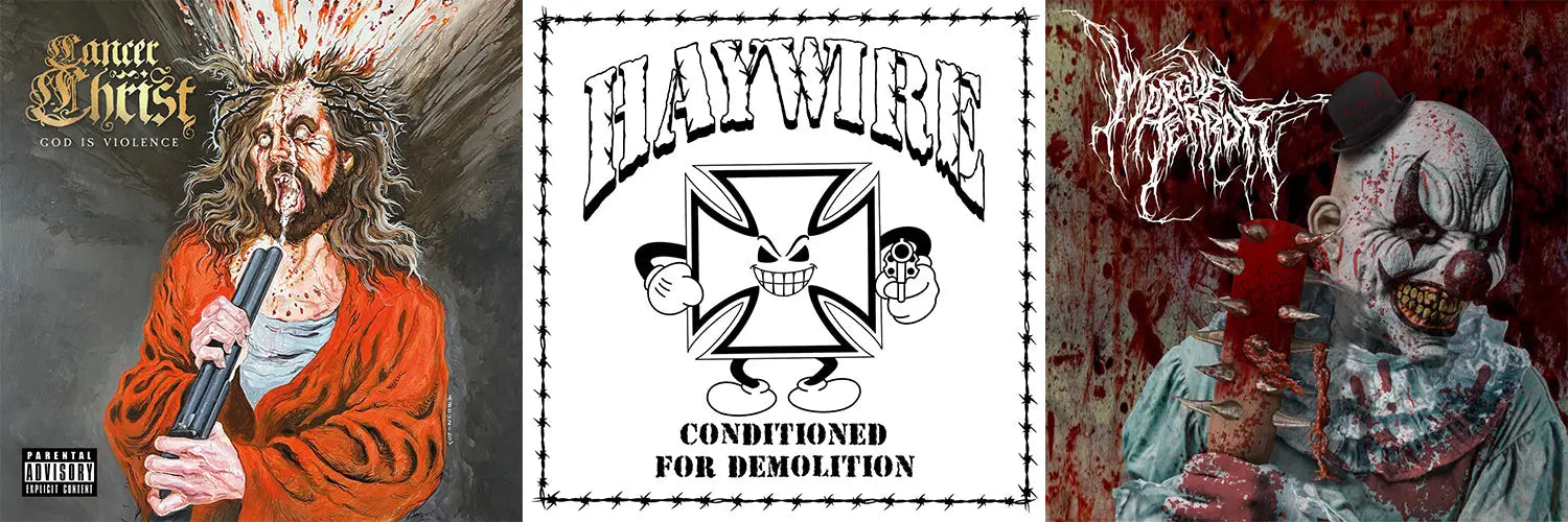 New Flesh 1/5: Releases from Cancer Christ Haywire and Morgue Terror