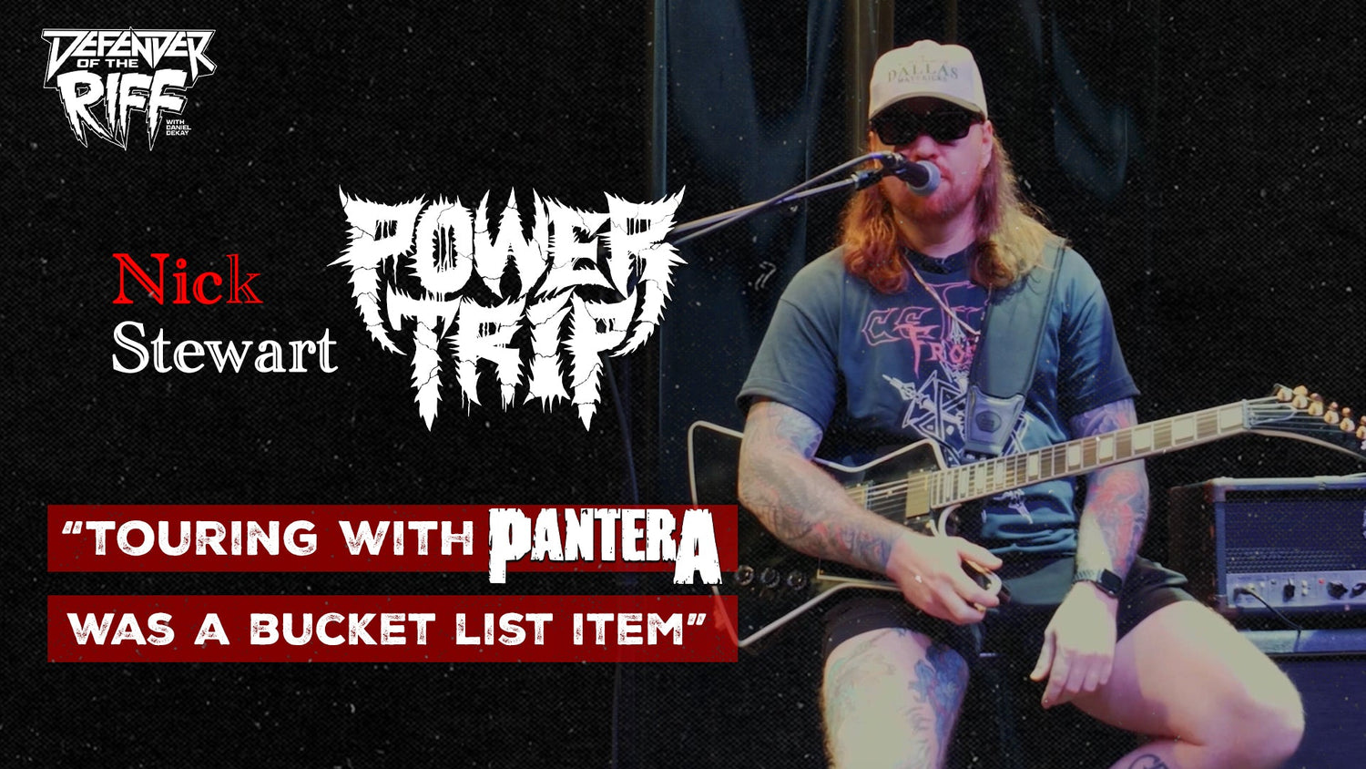 Nick Stewart - Power Trip with Pantera Was "THE TOUR OF OUR DREAMS" | Defender of the Riff