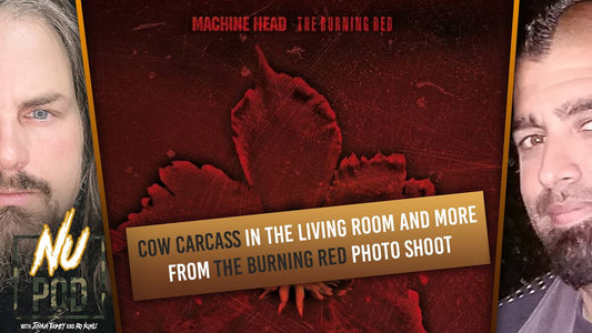 Cow Carcass In The Living Room and More From Machine Head's The Burning Red Cover Shoot | Nu Pod