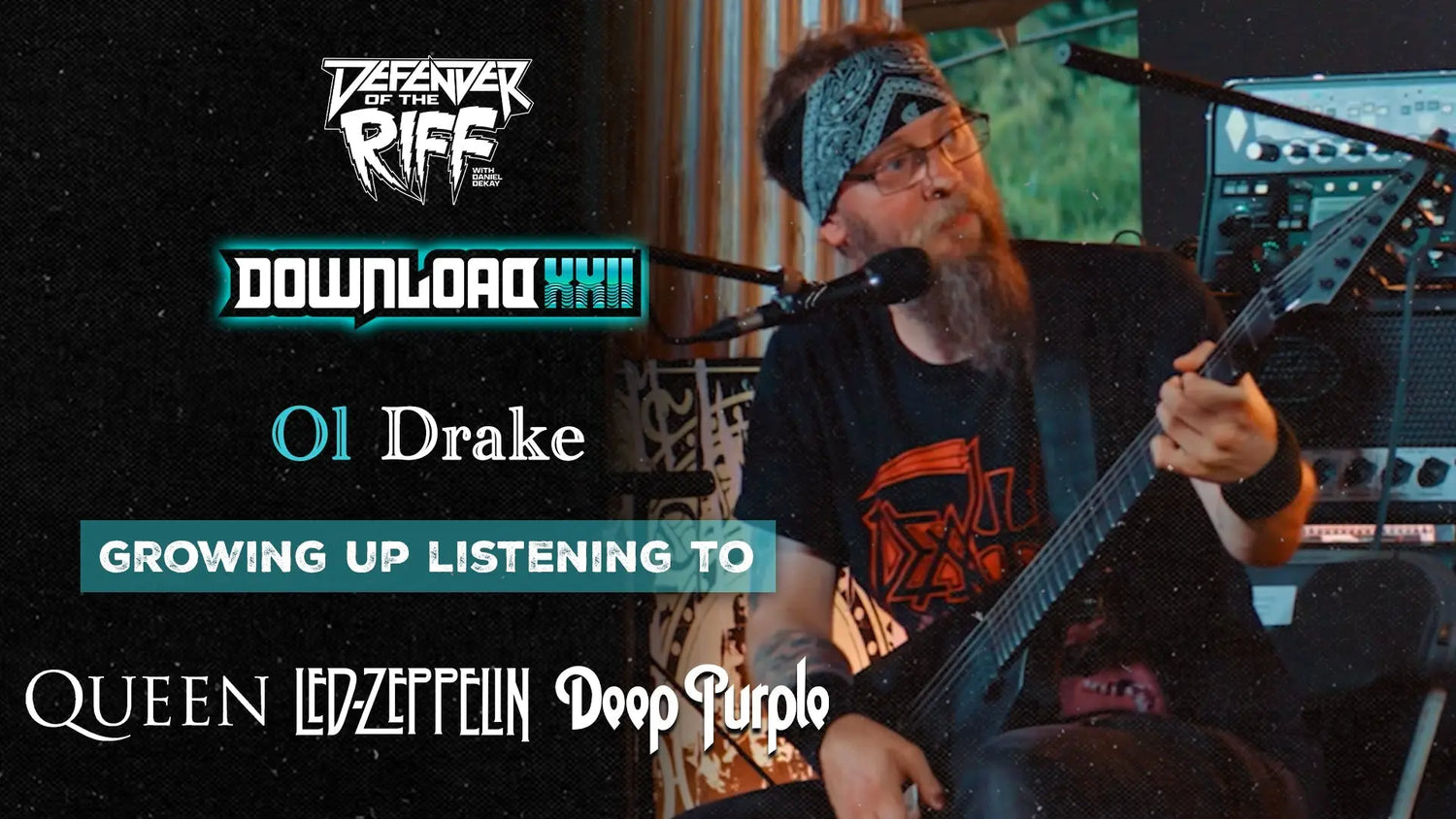 OL DRAKE (EVILE)’s Upbringing on QUEEN LED ZEPPELIN DEEP PURPLE...
