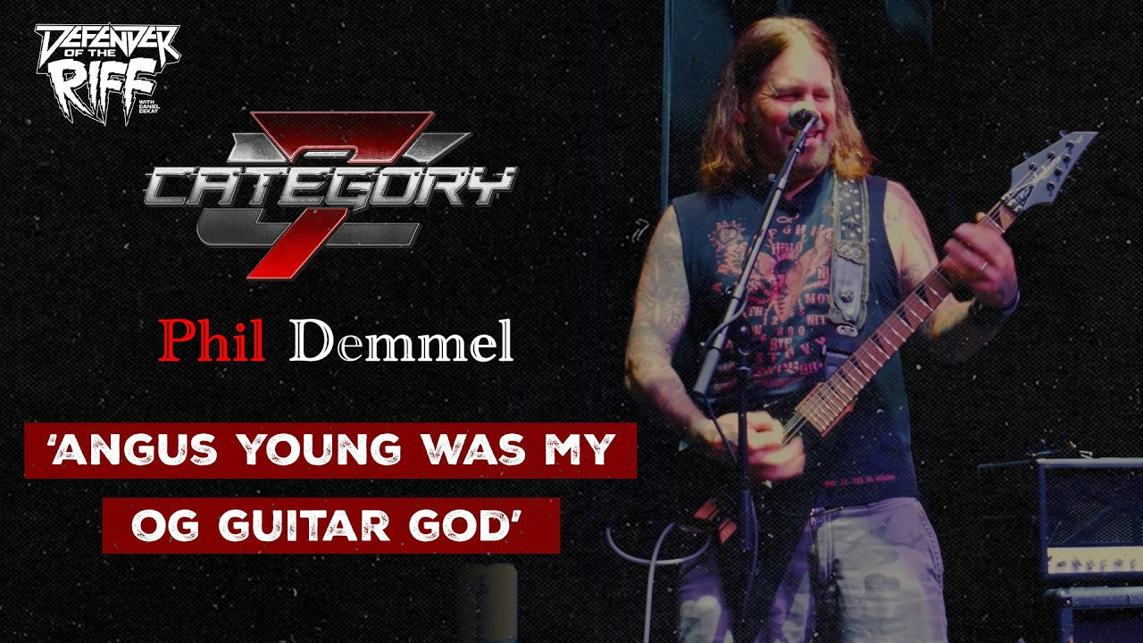 Phil Demmel Riffs His GUITAR GOD Angus Young! | Defender of the Riff