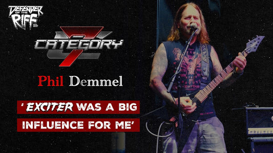 Category 7's PHIL DEMMEL - "EXCITER Was A Big Influence on Me" | Defender of the Riff