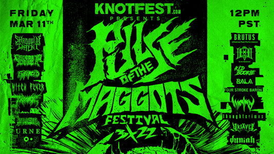 Knotfest delivers a stacked 18-band bill for the 3x22 edition of Pulse of the Maggots Festival