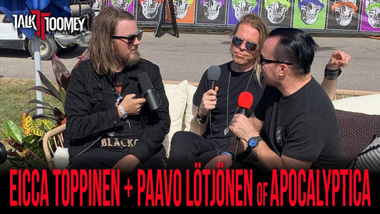Eicca Toppinen + Paavo Lötjönen (Apocalyptica) | TALK TOOMEY at LOUDER THAN LIFE