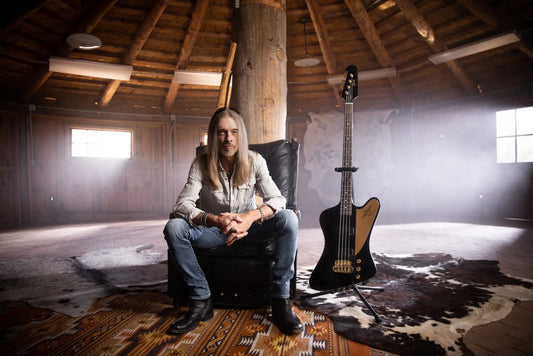Rex Brown of Pantera teams with Gibson to launch signature Thunderbird bass
