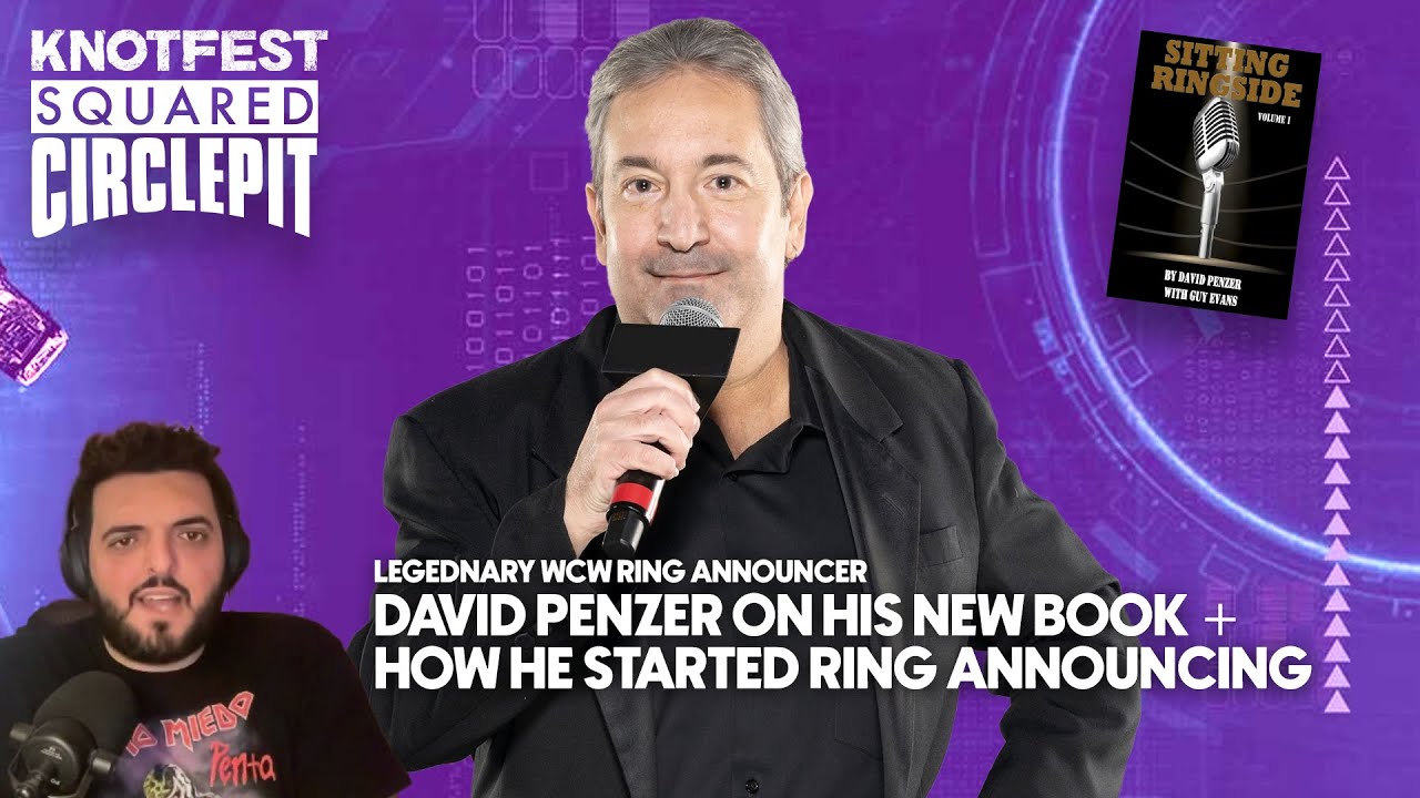 David Penzer on how he became WCW’s Ring Announcer His New Book - Squared Circle Pit