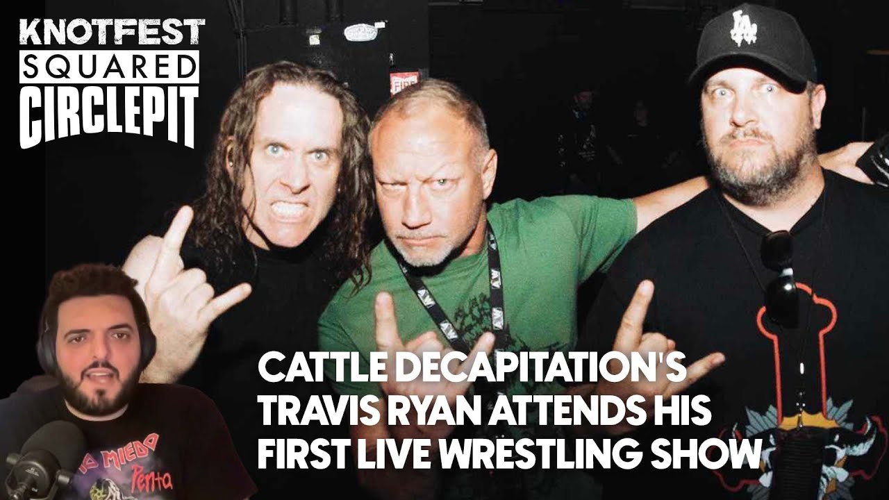 Cattle Decapitation's Travis Ryan Attends His First Live Wrestling Show - Squared Circle Pit