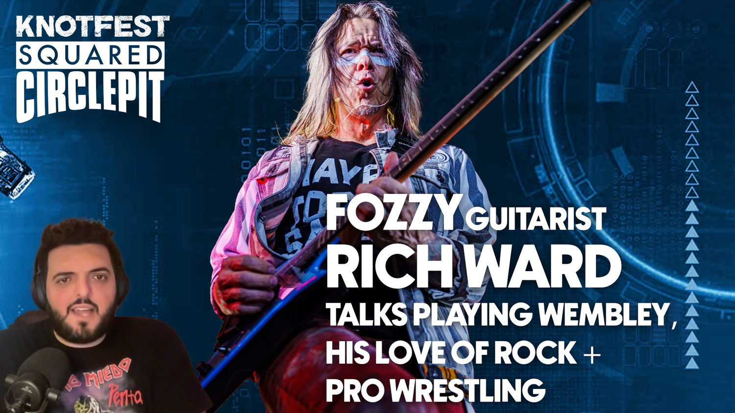 Squared Circle Pit - Fozzy's Rich Ward Talks Playing Wembley, WCW Cameos in Stuck Mojo Video