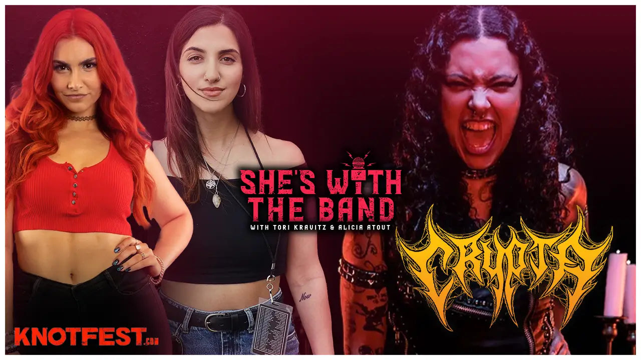 SHE’S WITH THE BAND – EPISODE 33: FERNANDA LIRA (CRYPTA)
