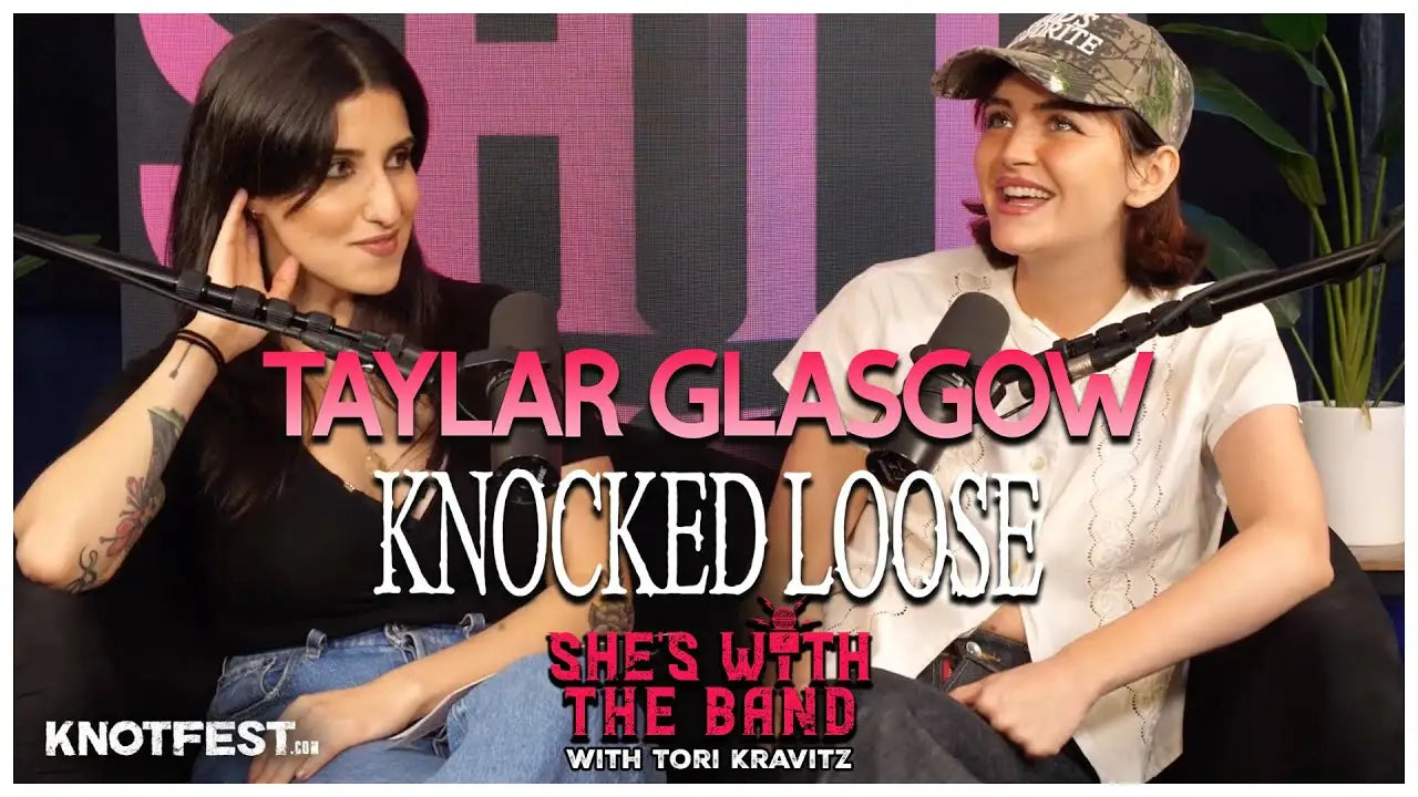 SHE’S WITH THE BAND Episode 50: Taylar Glasgow (KNOCKED LOOSE Lighting Director)