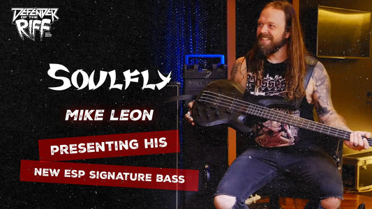 SOULFLY’s MIKE LEON’s Signature ESP Bass - Defender of the Riff