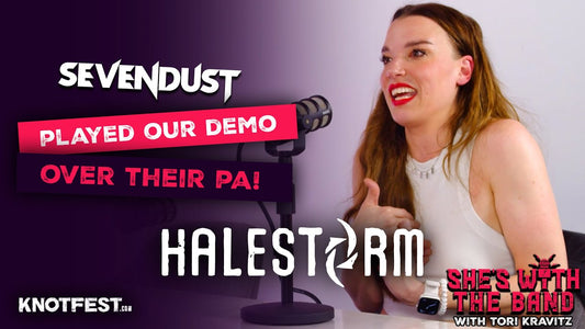 The Story of HALESTORM'S First Big Break with SEVENDUST - Lzzy Hale on She's With The Band