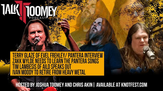 TALK TOOMEY | Terry Glaze Interview Zakk Wylde Needs To Learn Ivan Moody To Retire
