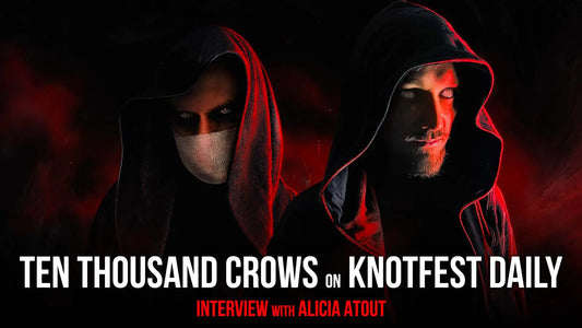 Ten Thousand Crows Interview: Bizarre Tarot Readings Incredible Artwork Working with a Guest Vocalist