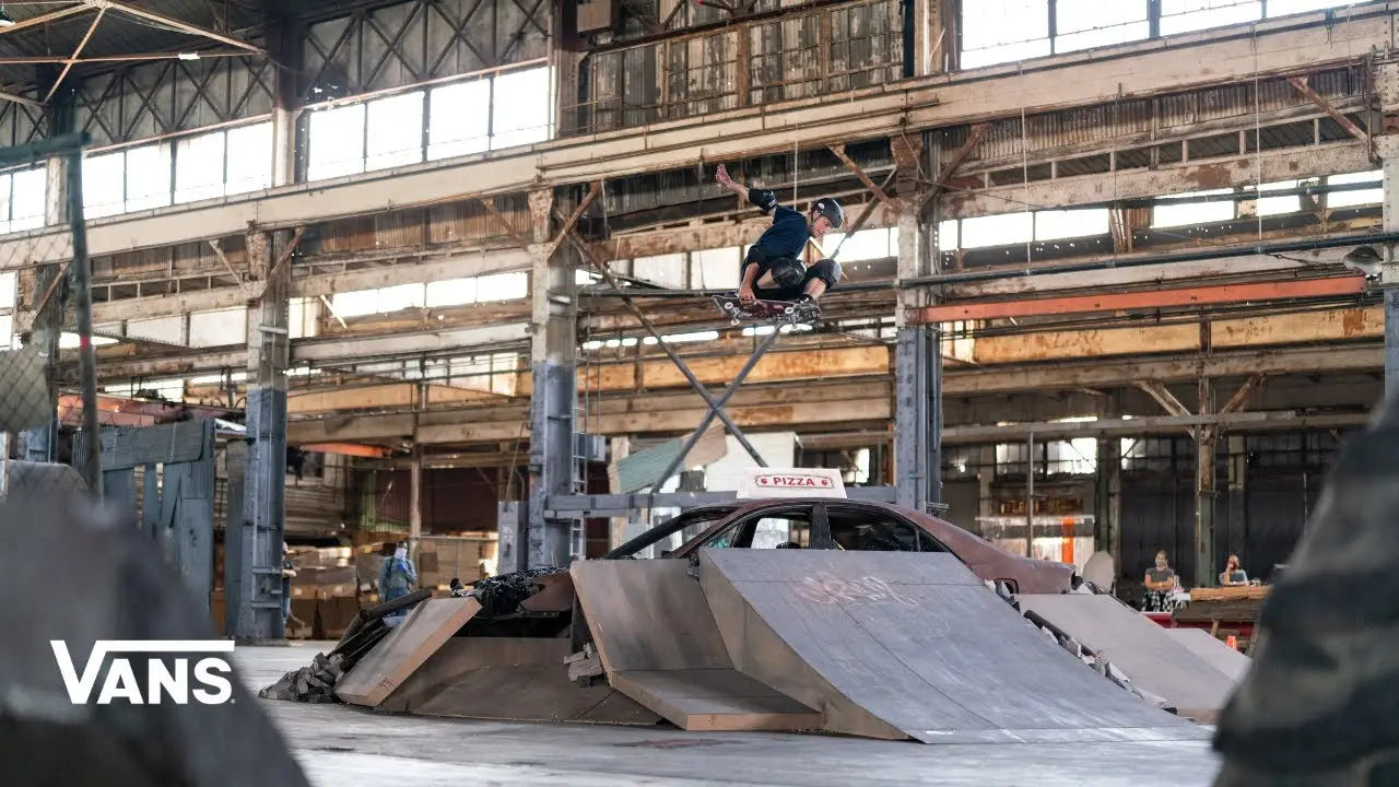 Tony Hawk skates real warehouse level from his iconic ’Pro Skater’ game