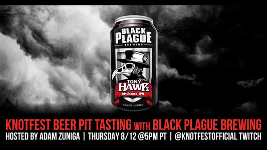 Tony Hawps Birdhouse IPA’ from Black Plague Brewing in the Knotfest Beer Pit Live Tasting Sessions