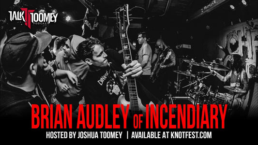Brian Audley (Incendiary) talks Hardcore Influences and Victory Records on the latest Talk Toomey Podcast
