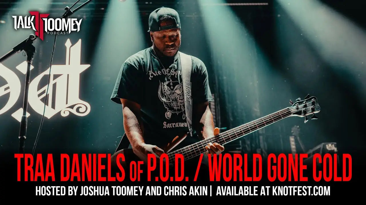 Traa Daniels on P.O.D. new project World Gone Cold and more on the latest Talk Toomey Podcast