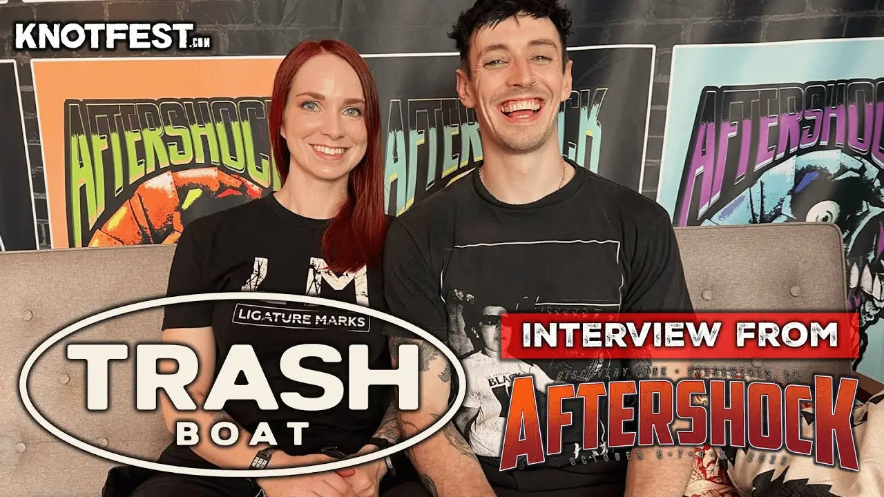 TRASH BOAT on their lyrical themes at AFTERSHOCK FESTIVAL