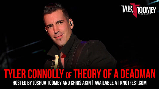 Tyler Connolly talks Theory of a Deadman's new record, getting signed through Nickelback and his Top 5 Canadian Bands