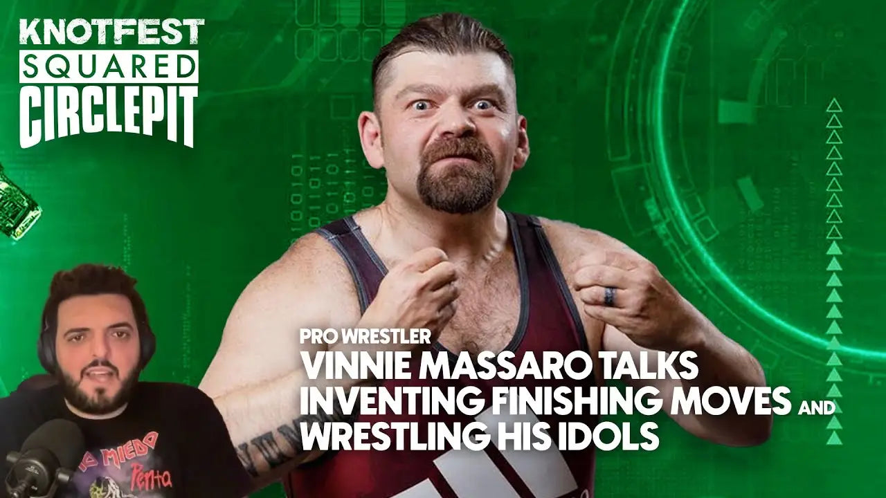 Vinnie Massaro Talks Wrestling His Idols & Inventing Finishing Moves - Squared Circle Pit