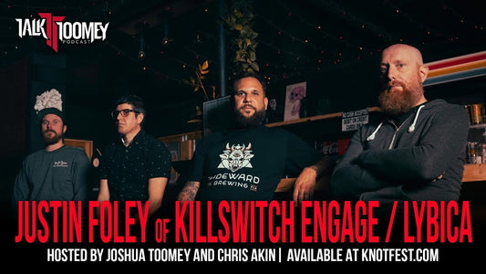 Justin Foley of Killswitch Engage on his new project Lybica, working with Howard Jones again and more on the latest Talk Toomey Podcast