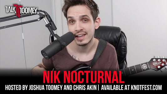 Nik Nocturnal on his band Termina, how he turns around guitar covers so quick and more on the latest Talk Toomey Podcast