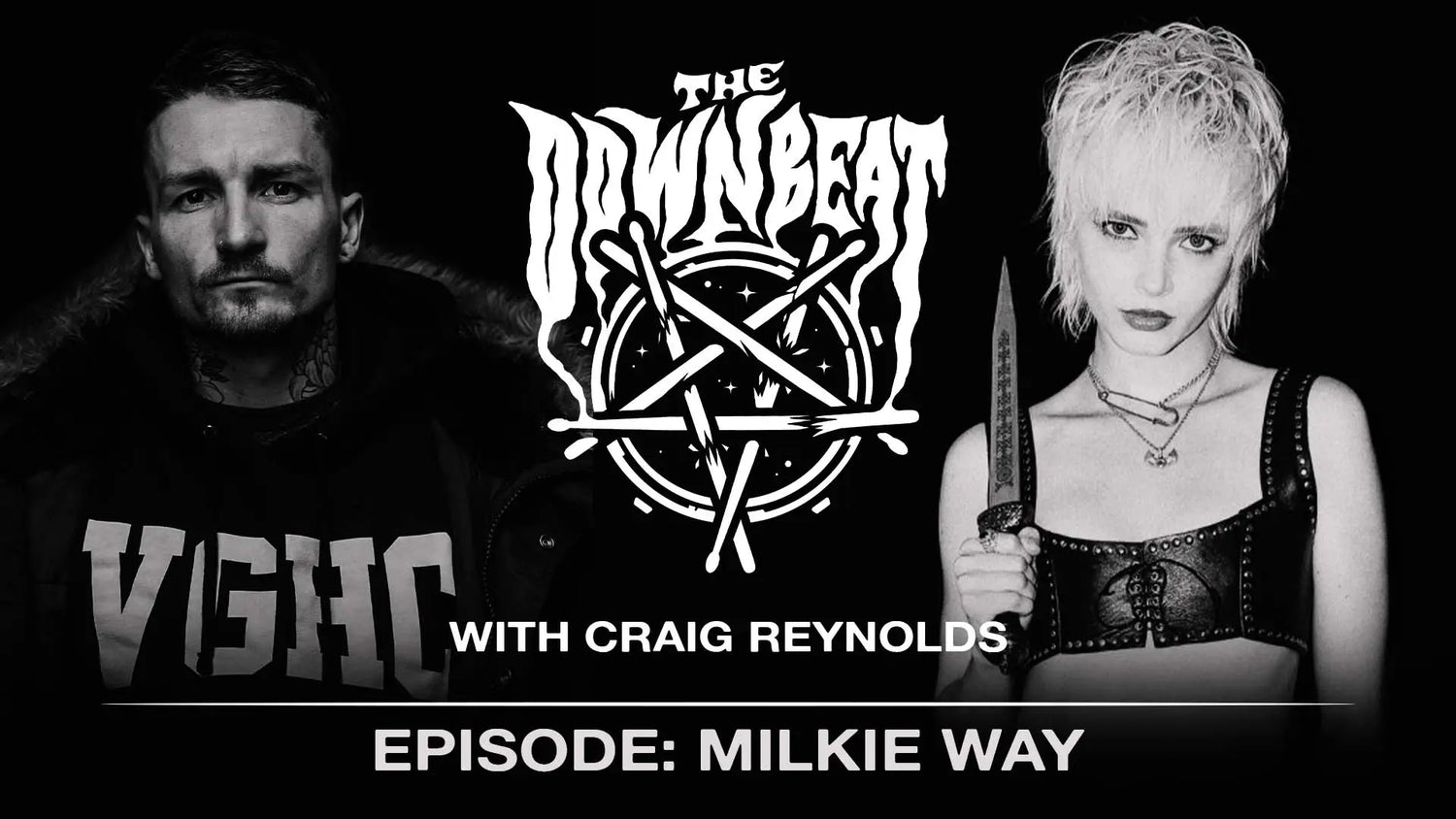 Wardrobe malfunctions visual art and a modern approach to punk - Milkie Way of Wargasm guests on The Downbeat podcast