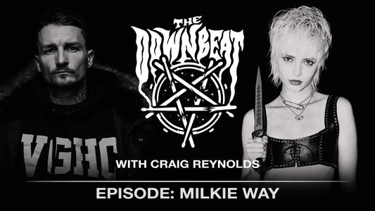 Wardrobe malfunctions visual art and a modern approach to punk - Milkie Way of Wargasm guests on The Downbeat podcast