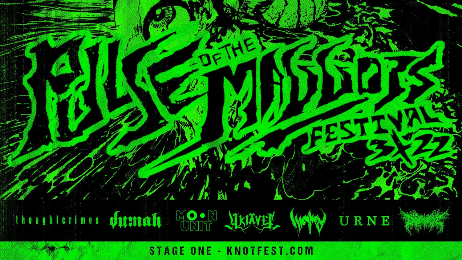 Watch Pulse Fest 3x22 Stage One: Dödsrit Wowod Thoughtcrimes Moon Unit Akiavel & Dumah