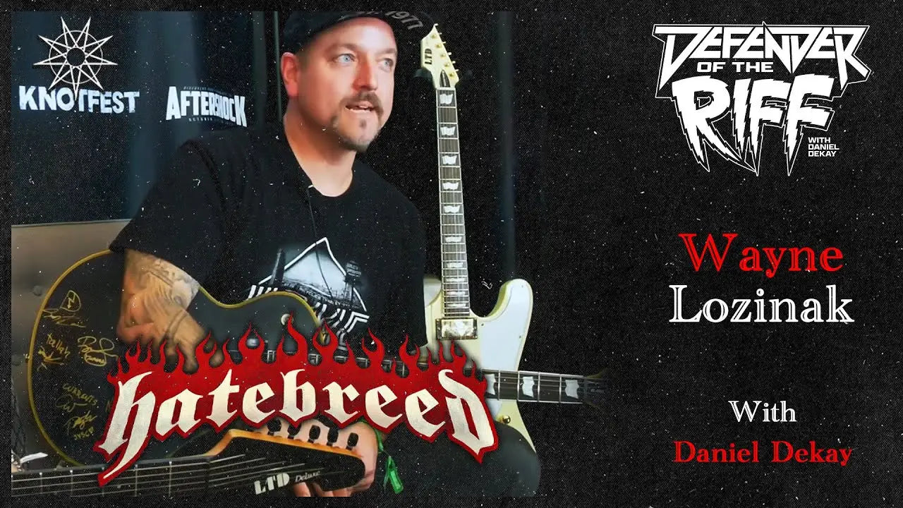 Wayne Lozinak (HATEBREED) on his love for his FIRST Guitars