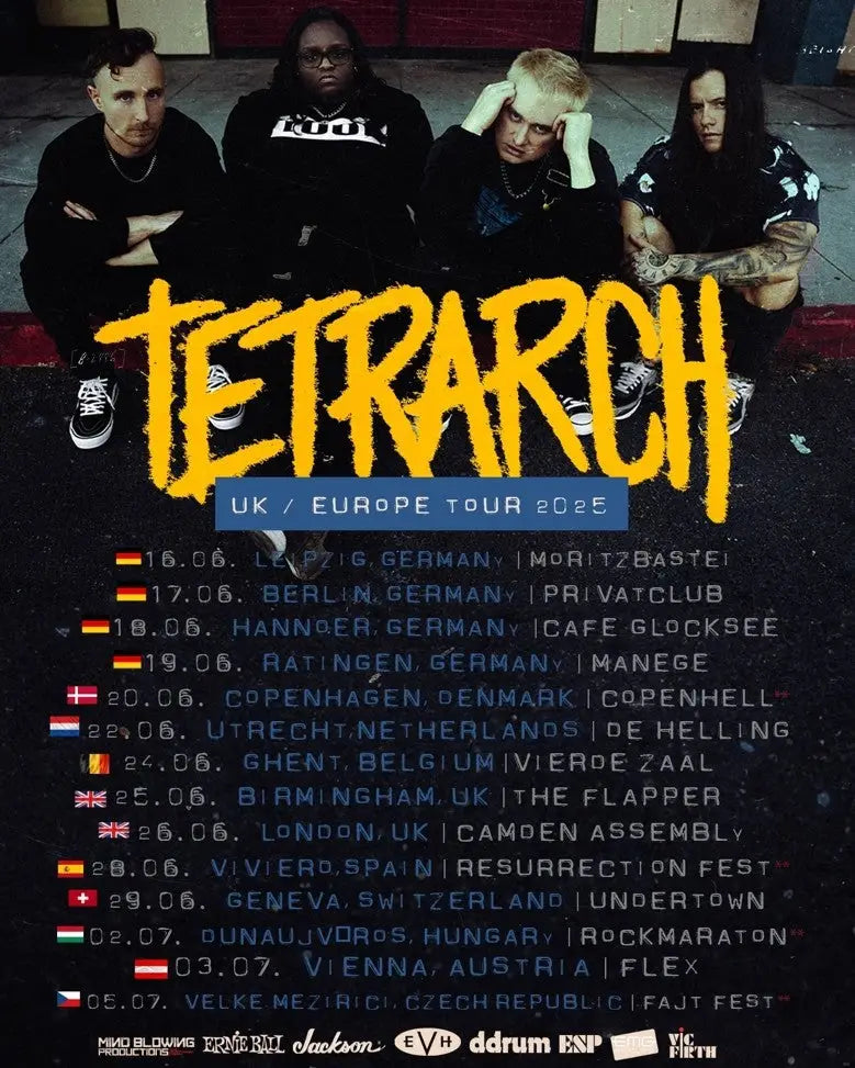 Tetrarch Announces First-Ever EU/UK Headlining Tour