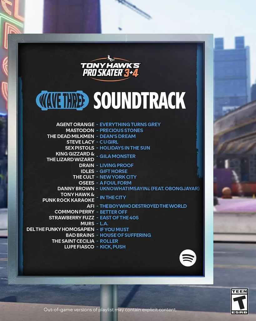 DRAIN Mastodon AFI and More Added to the Epic Tony Hawk Pro Skater 3 + 4 Soundtrack