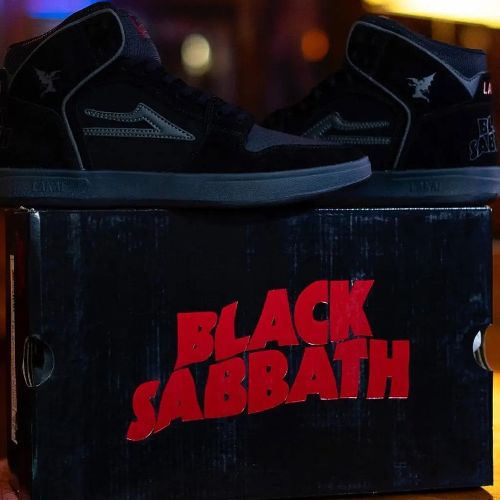 Lakai launches a limited edition Black Sabbath capsule inspired by iconic albums Master of Reality Never Say Die!
