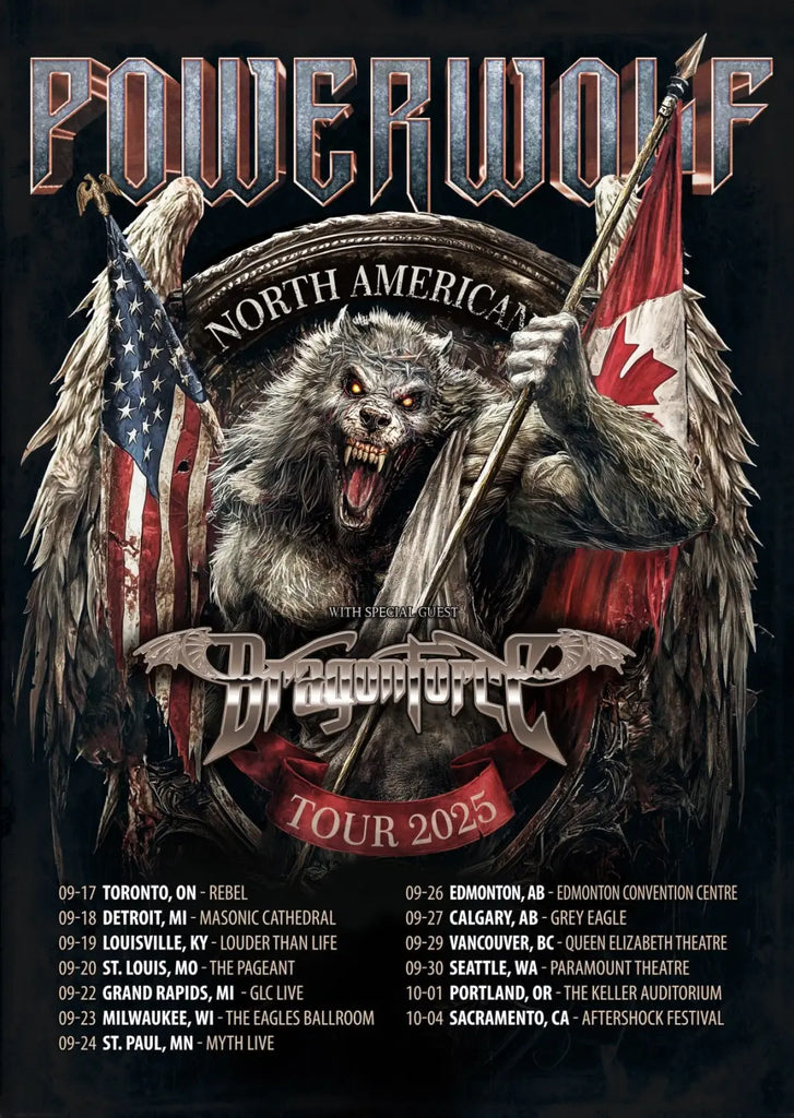 Powerwolf Announce North American Tour with Dragonforce