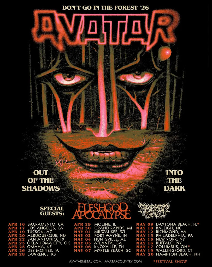 Avatar Announce ’Don’t Go Into The Forest’ 2026 Tour