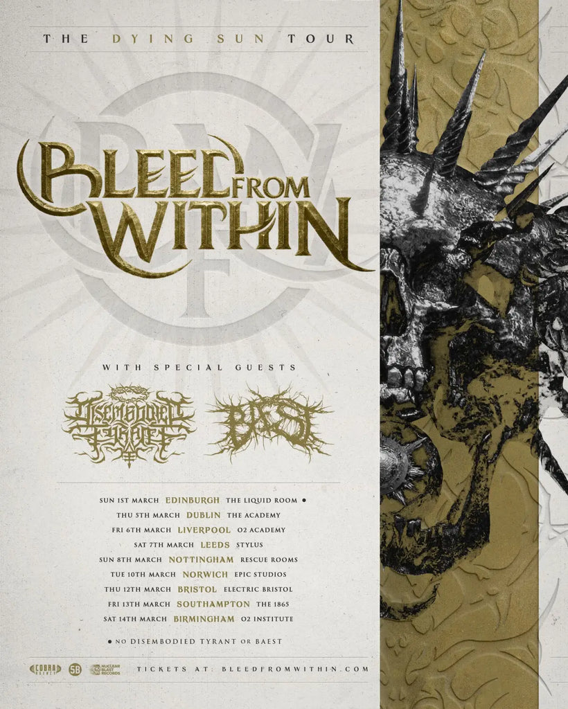 Bleed From Within Set UK + Ireland Dates for 2026