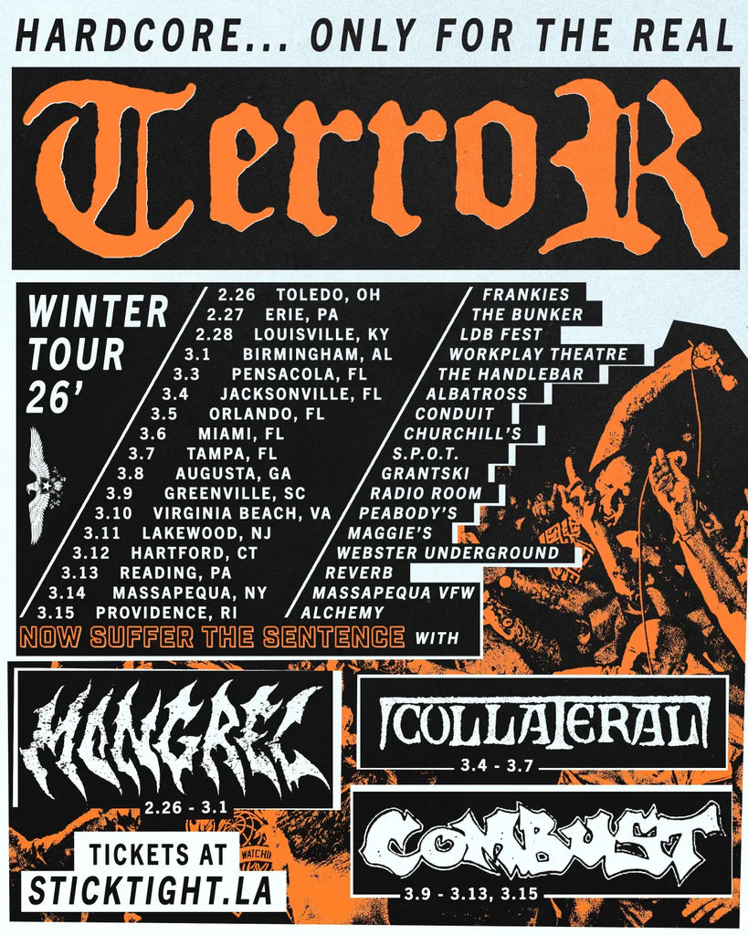 Terror Announce New Album on Flatspot Recods ’STILL SUFFER’